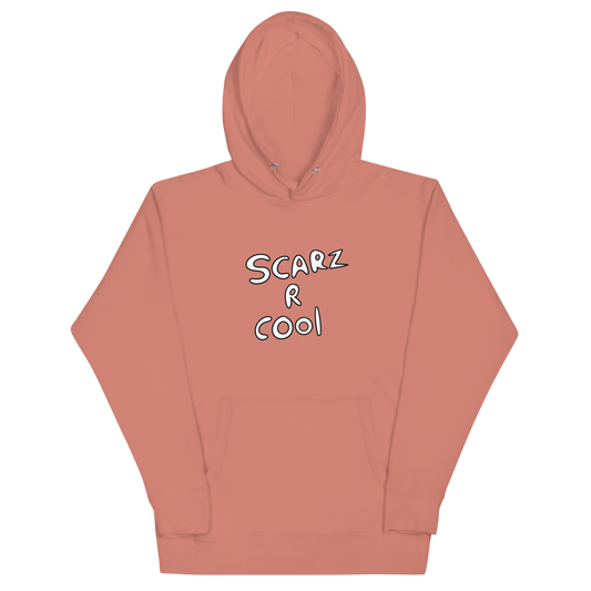 "Scarz R Cool" Hoodie "Rose"