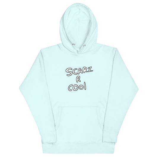 "Scarz R Cool" Hoodie "Sky Blue"